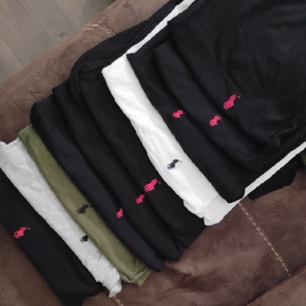 Ralph Lauren Short Sleeve Tees - Black, White, Olive